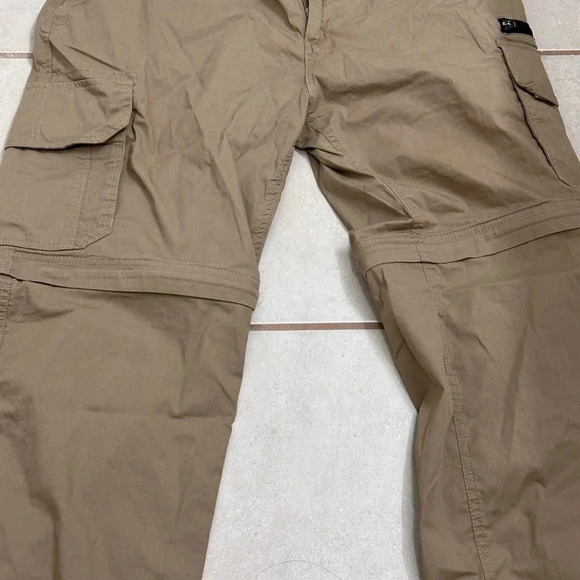 BC Clothing Mens Tan Hiking Nylon Convertible Pants Size XL - Picture 6 of 11